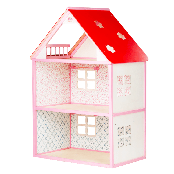 Modern dollhouse from European brand available on USMIH Grid. Purchase with card, Bitcoin, or altcoin payments.