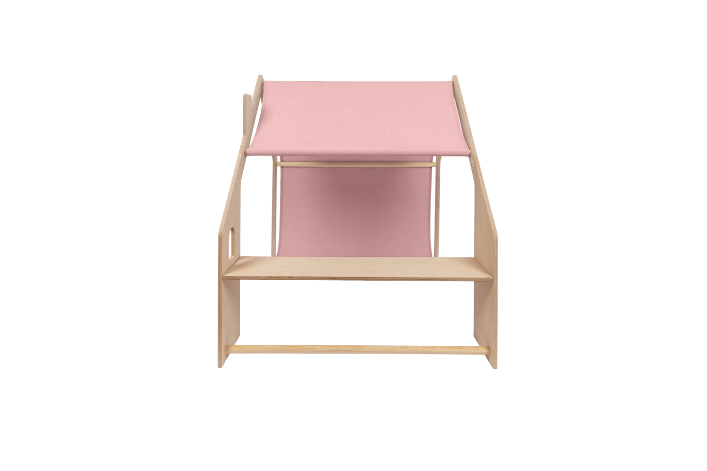 MeowBaby Natural Wooden House with Pink Roof - Charming Kids' Playhouse, Ideal for Luxury Gift | Buy Online at USMIH with Cryptocurrency