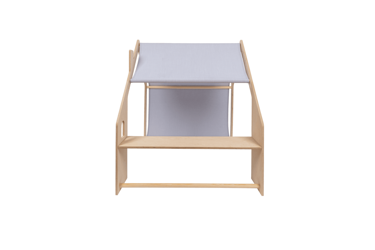 MeowBaby Wooden House for Kids with Blue Roof, perfect luxury gift for unique play, available at USMIH with crypto payment option.